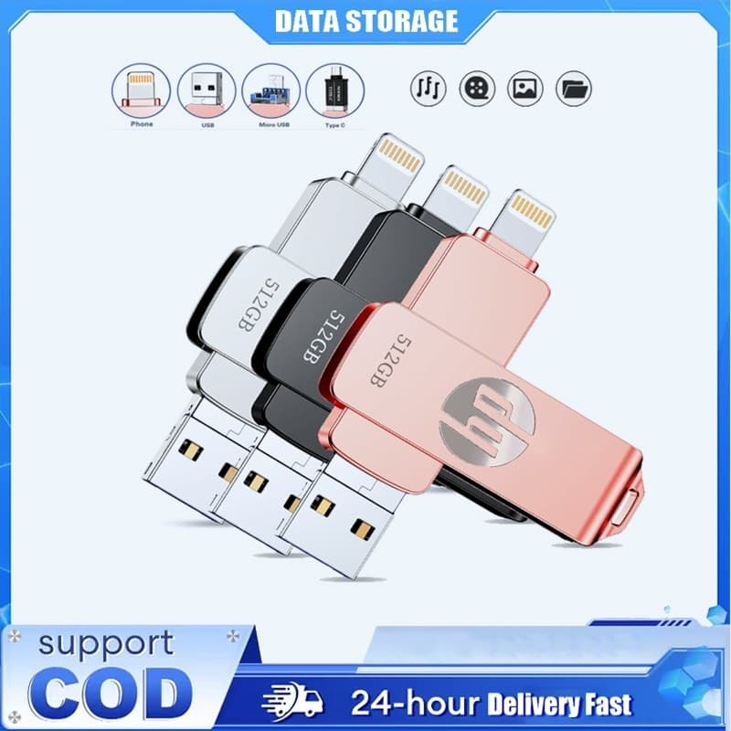 2TB Capacidade USB3.0 4-Em-1 Tipo-C Livre OTG metal À Prova D'água Disco U De Alta Velocidade 512GB 256GB 128GB Unidade