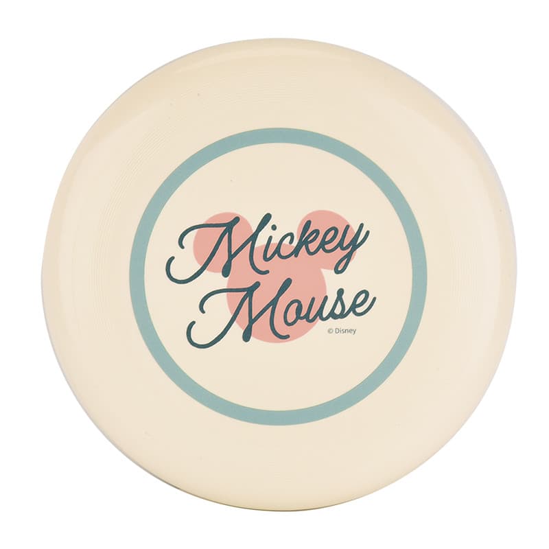 7-8 Mickey Family Series PE Frisbee Verde Bege