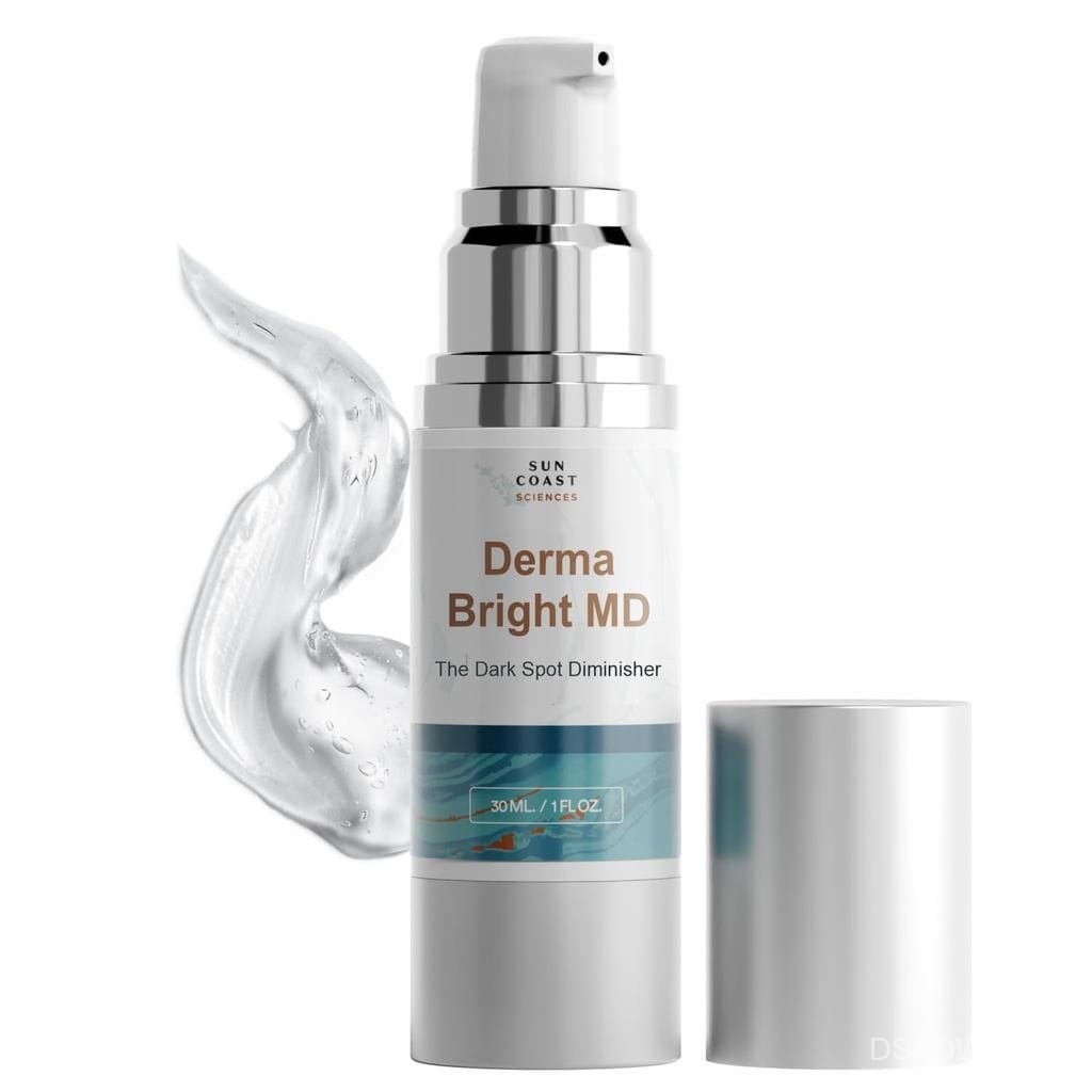 SunCoastSciences DermaBrightMD - Redutor de Manchas Escuras com Vitamina C e Ácido Hialurônico - Sérum Facial Iluminador