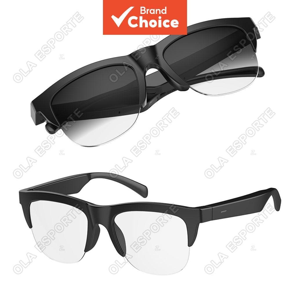 Óculos de Sol Bluetooth Inteligentes Troca de Cor Lentes HD Chamada ao Ar Livre Fones de Ouvido Esportivos Som HIFI