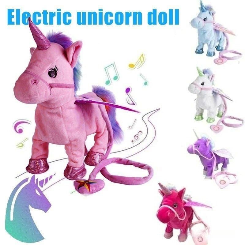Brinquedo Elétrico De Unicórnio De Pelúcia Que Anda/Danças/Cantos Para Crianças/Presentes De Aniversário XEWU