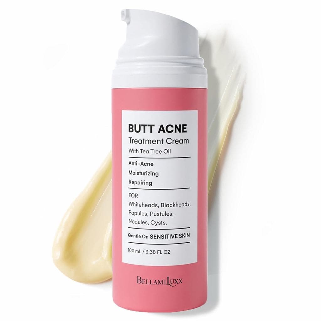 Creme para Tratamento de Acne nas Nádegas BellamiLuxx: Trata acne corporal nas nádegas, coxas e foliculite e espinhas no