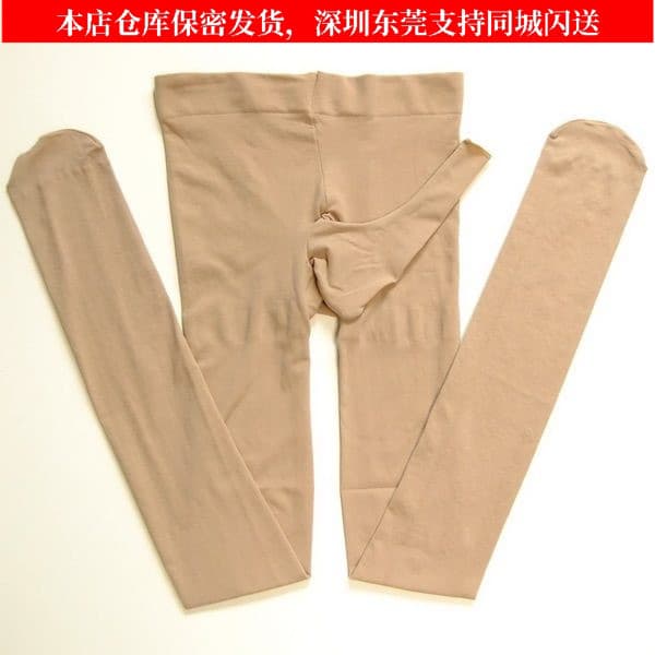 Meias masculinas grande corpo largo meias masculinas roupas femininas chefe CD Cross-Dressing mais magro olhar belas per