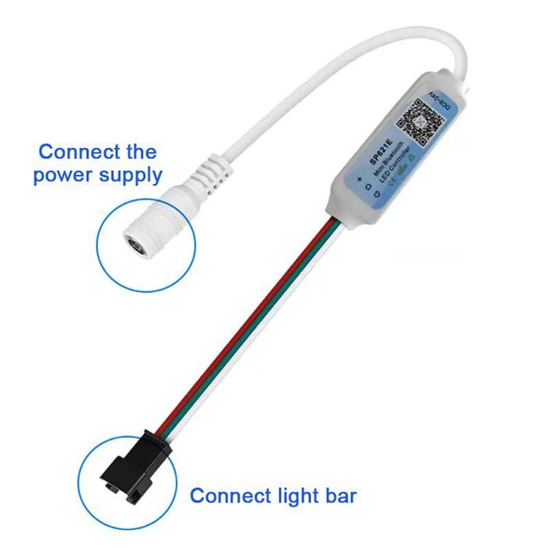 [Sunshine] Mini Controlador RGB SP621E Para Controle De Luz De Tira LED WS2811 WS2812 WS2813-24V [Novo]