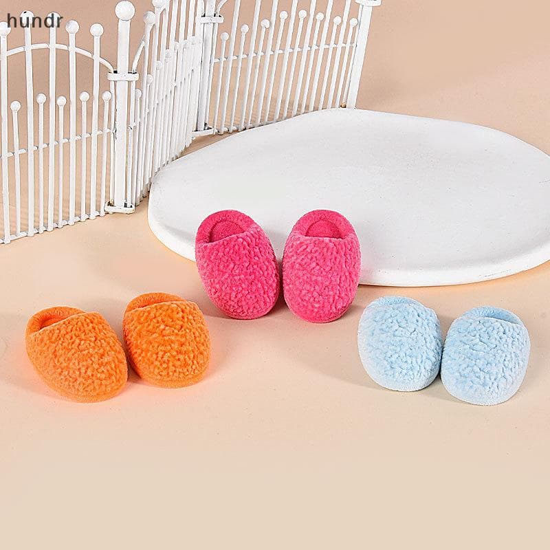 [hundr] 1 Par 1 : 6 Casa De Bonecas Em Miniatura Chinelos Simulação Floing Modelo Decoração Brinquedo Boneca Acessórios