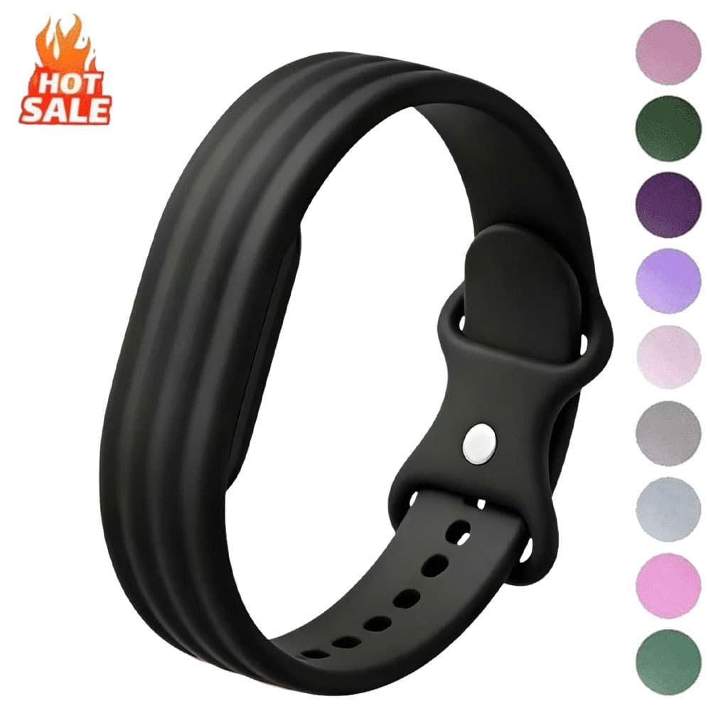 Pulseira Esportiva De Silicone Para Relógio , De Borracha De Ar Google Fitbit , Acessórios De Respirável