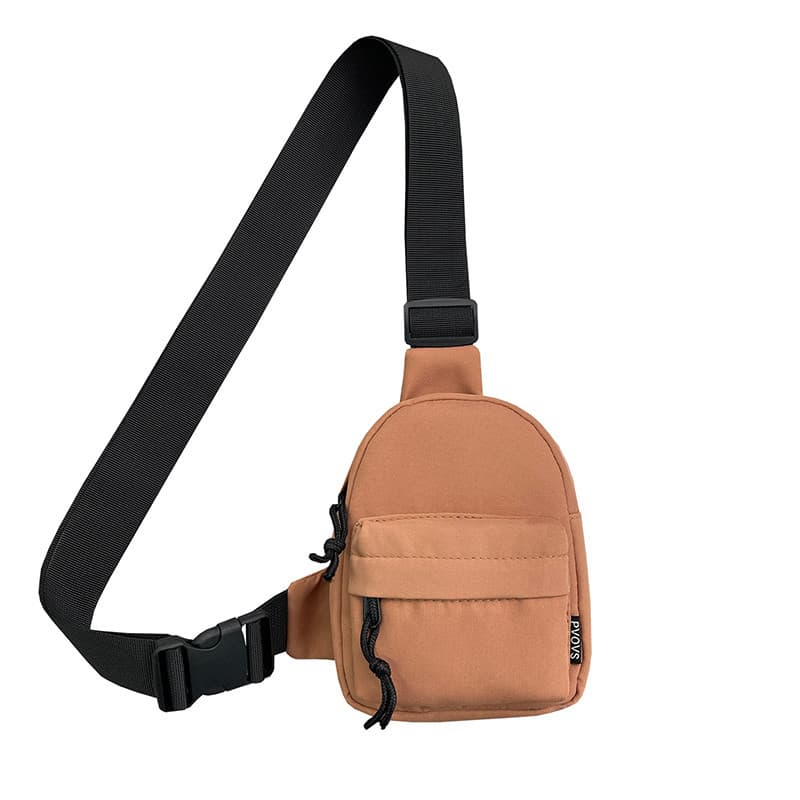 Único elegante Street Wear saco do mensageiro masculino Casual Mini saco do telefone móvel novo estilo saco de peito na