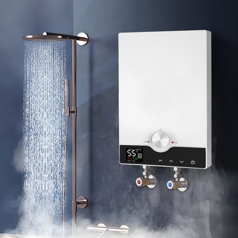 Aquecedor de Água Elétrico Instantâneo 8800W | 220V Termostático Sem Tanque para Banheiro