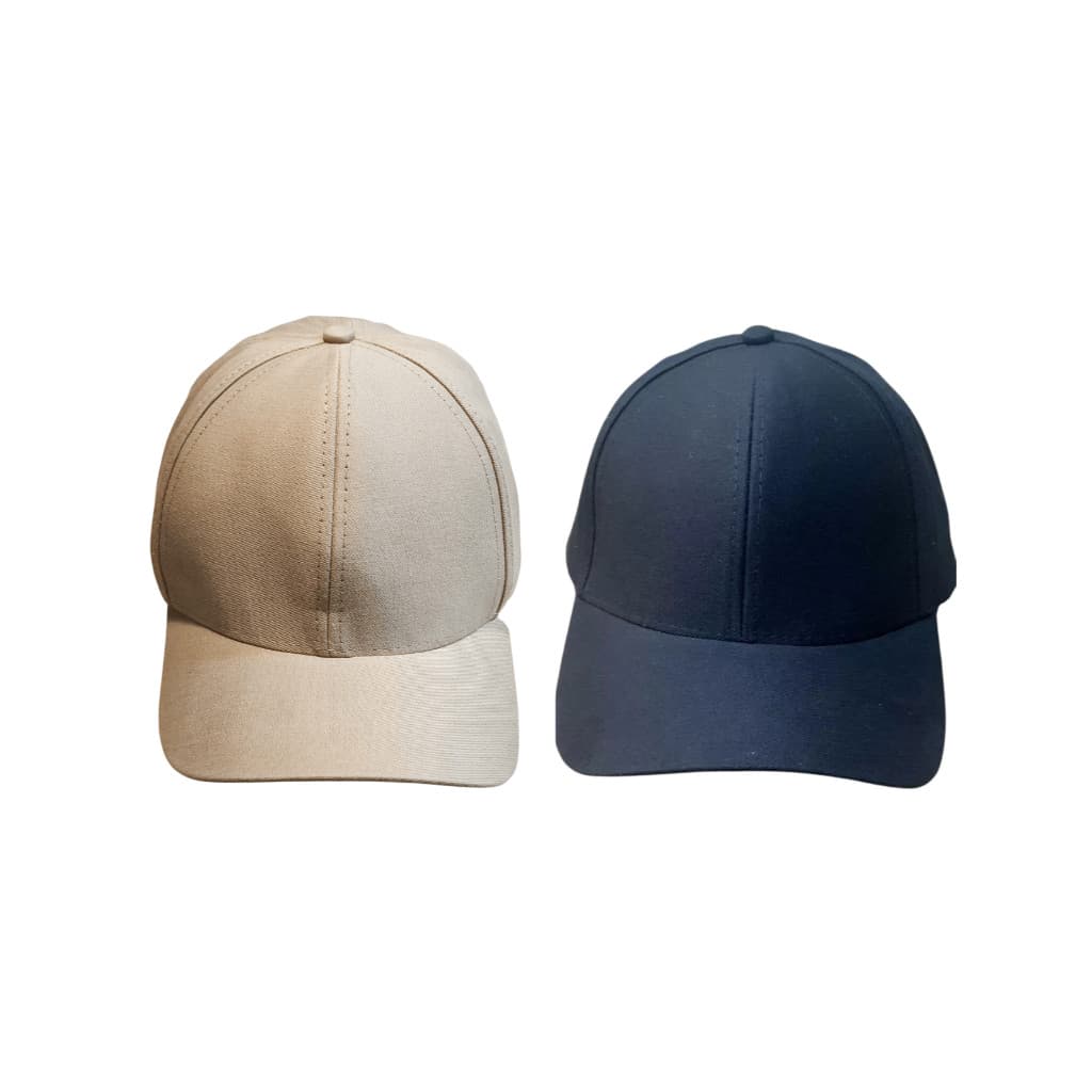 Kit 2 Bonés Liso Básico Adulto Masculino e Feminino Super Leve Aba Curva