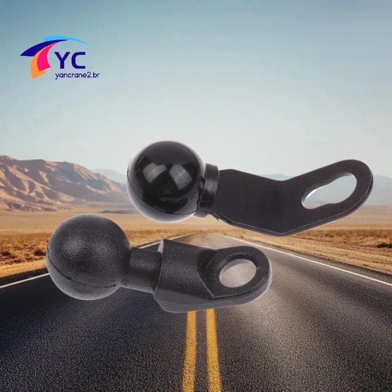 YCBR 1 Conjunto De Braçadeira Esférica De 2.3cm , Suporte Para Telefone De Moto PJ10/PJ13/PJ18 , Kit De Base De Montagem