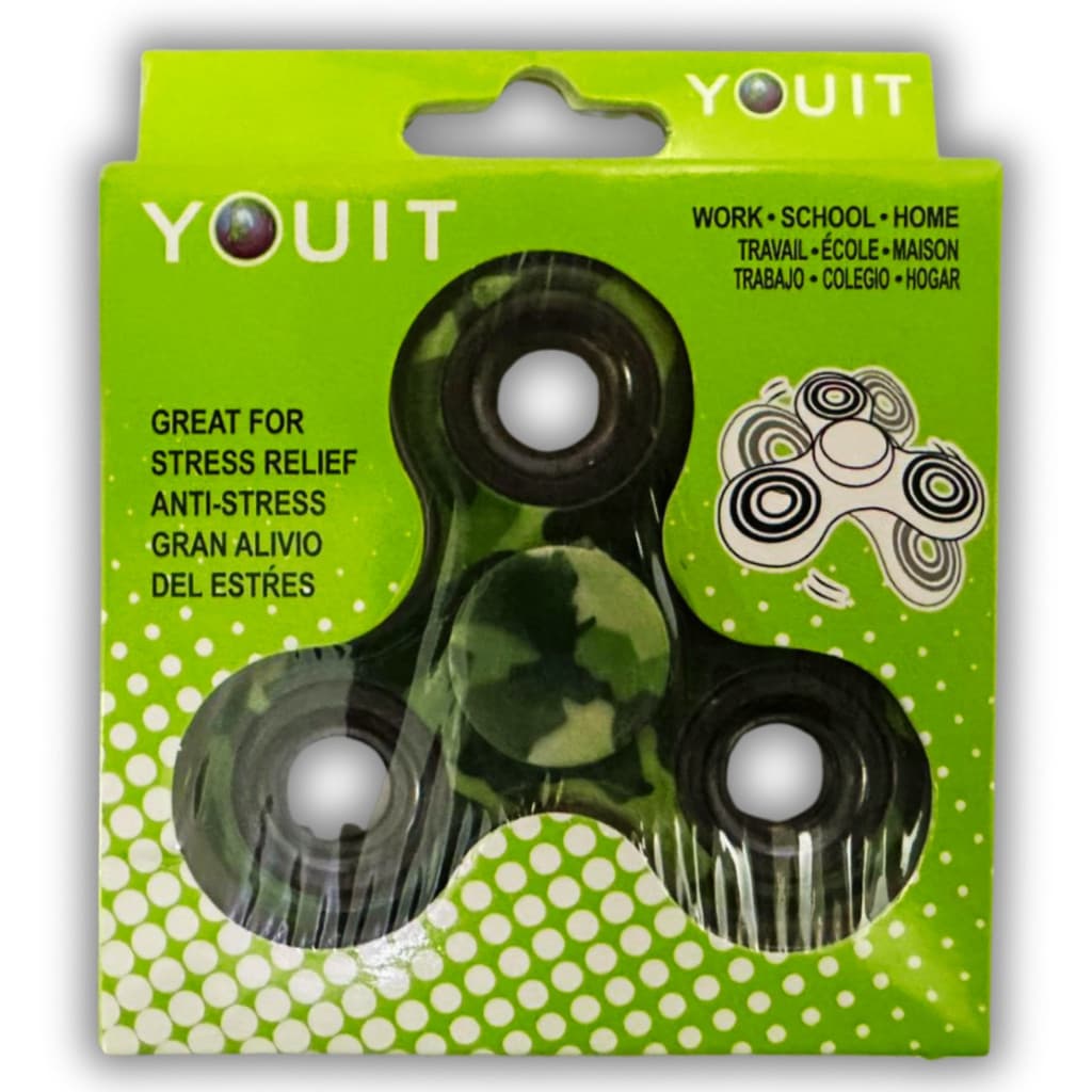 Spinner metalico ferro e polimero plasticos Colorido fidget hand