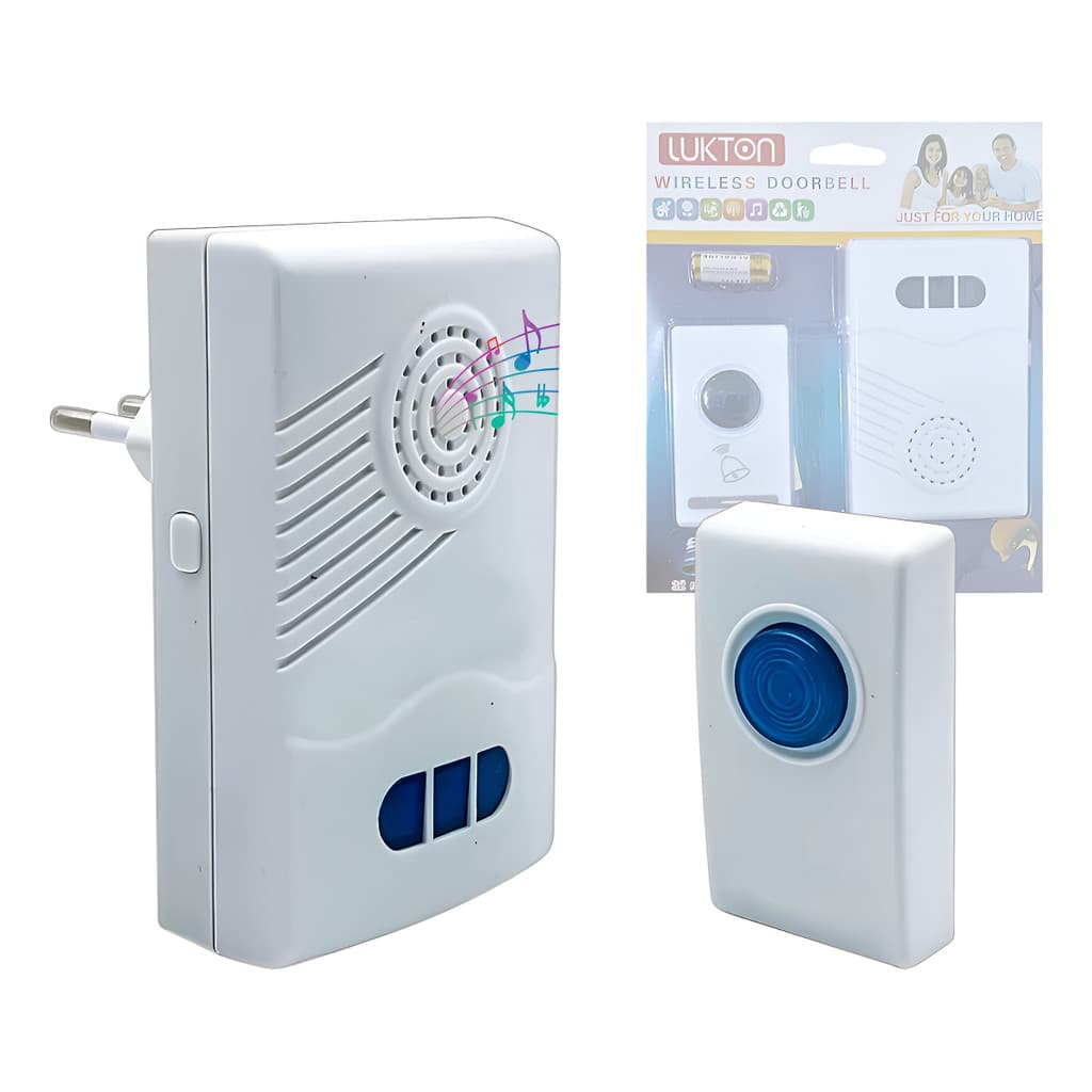 Campainha Sem Fio Com Pilha Alcance 10 Metros Altomex Db-103