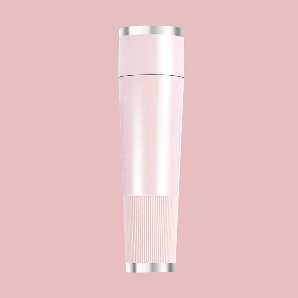 Removedor de Pelos Faciais, Aparelho Elétrico Indolor para Pelos Grossos, Micro-Aparagem Suave com Luz LED, Design Portá
