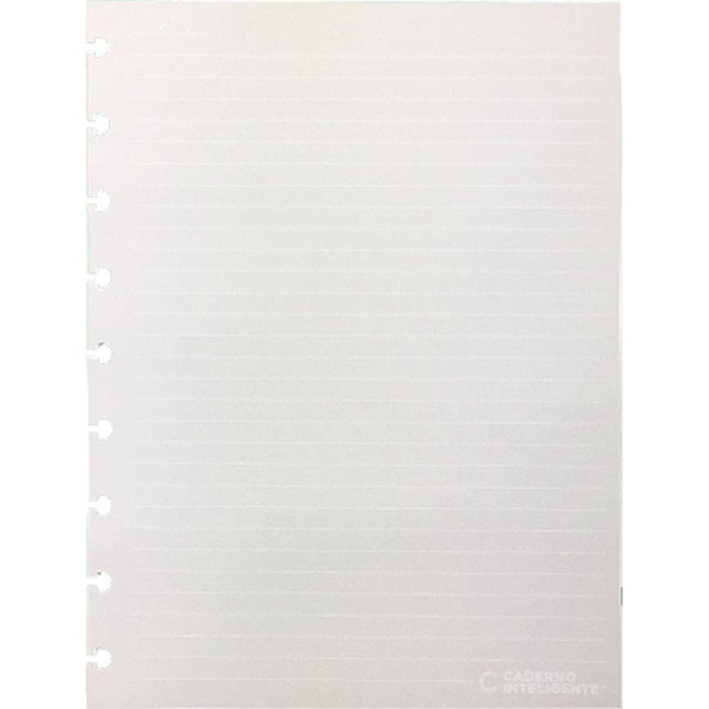 Caderno Inteligente (refil) Medio Pauta Branca 90g. 50fls. - Caderno Inteligente