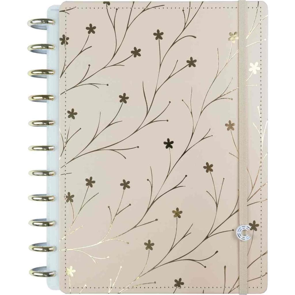 Caderno Inteligente Grande Miss Floral 10 Matérias 140 fls. 90 g - Caderno Inteligente