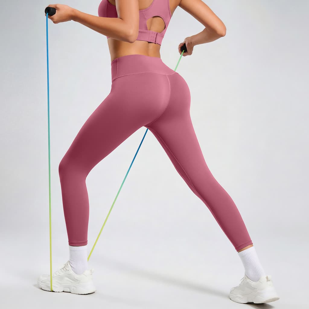 Nude cintura alta sem costura mulheres hip Lift pêssego hip Fitness esportes magro Yoga calças