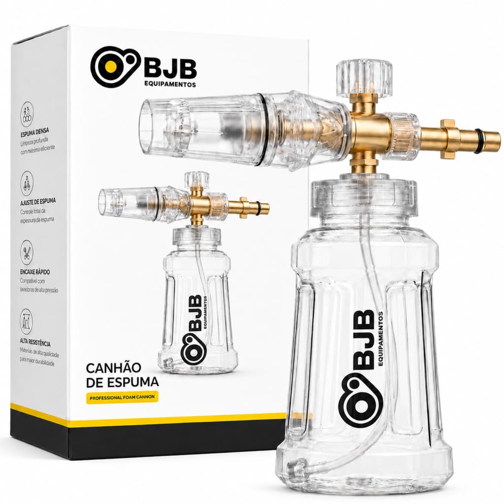 Snow Foam BJB 360 1L Compatível com Wap Ousada Plus 2200, Wap Atacama Black 2200, Wap Ecowash2350, Tekna HLX110 HLX140