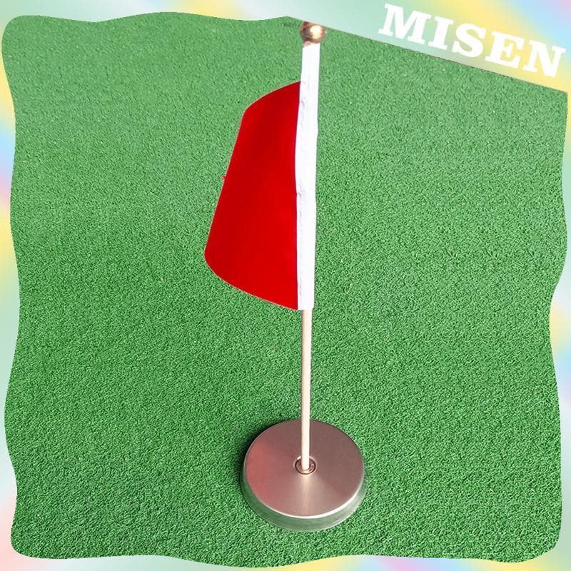 [Misen] Copo De Buraco De Golfe Mini Bandeira Quintal Ao Ar Livre Colocando Verde Aço Inoxidável Portátil Durável Adequa
