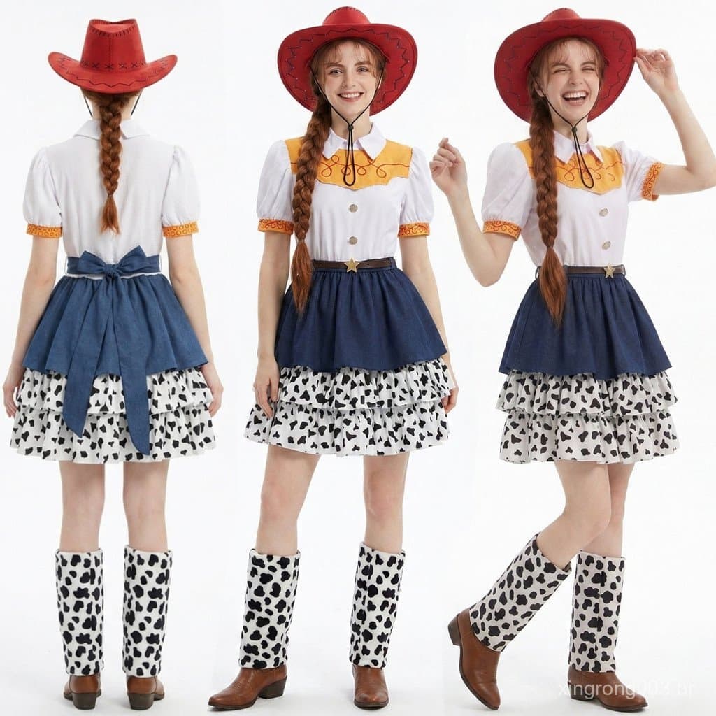 Fantasia de Halloween para Adultos, Novo Vestido da Trish, Fantasia de Cosplay de Toy Story, Traje para Apresentação em