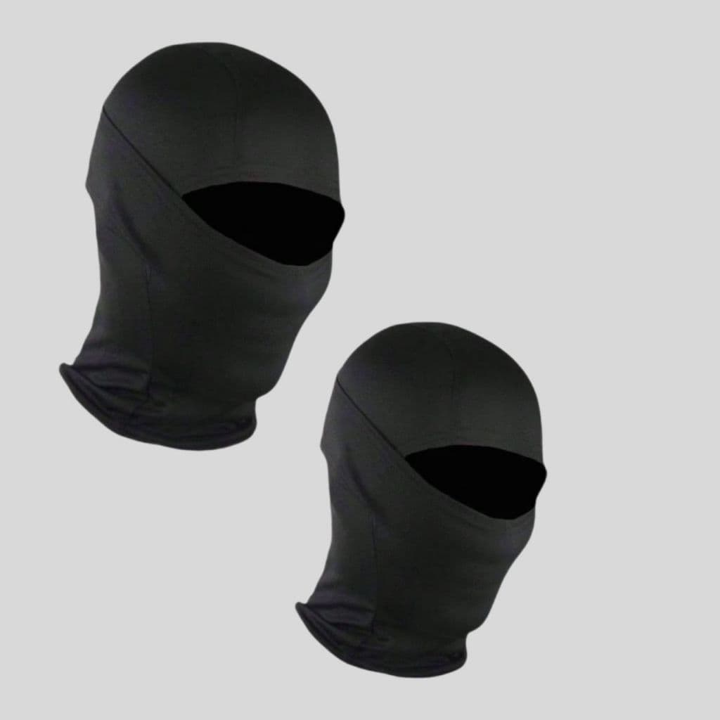 Kit 2 ou 1 Touca Ninja Balaclava Toca UV+50 Proteção Solar Térmica Motoqueiro Motoboy touca preta