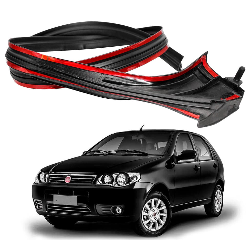 Pingadeira Flexível Auto Colante Palio 4 Portas 1996 Á 2011