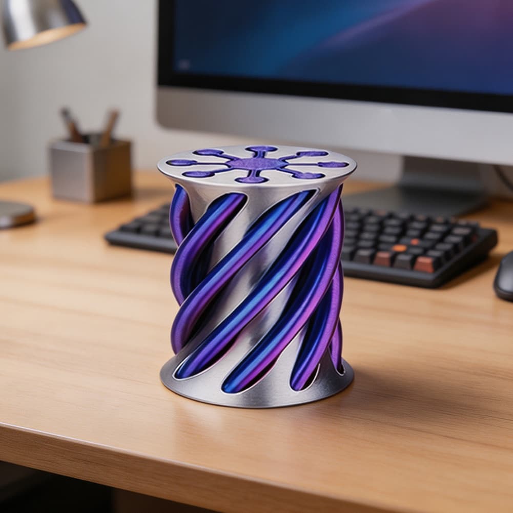 Brinquedo Educacional Engraçado Do Cone Das Espirais Impressas Em 3D Para Meninos E Meninas