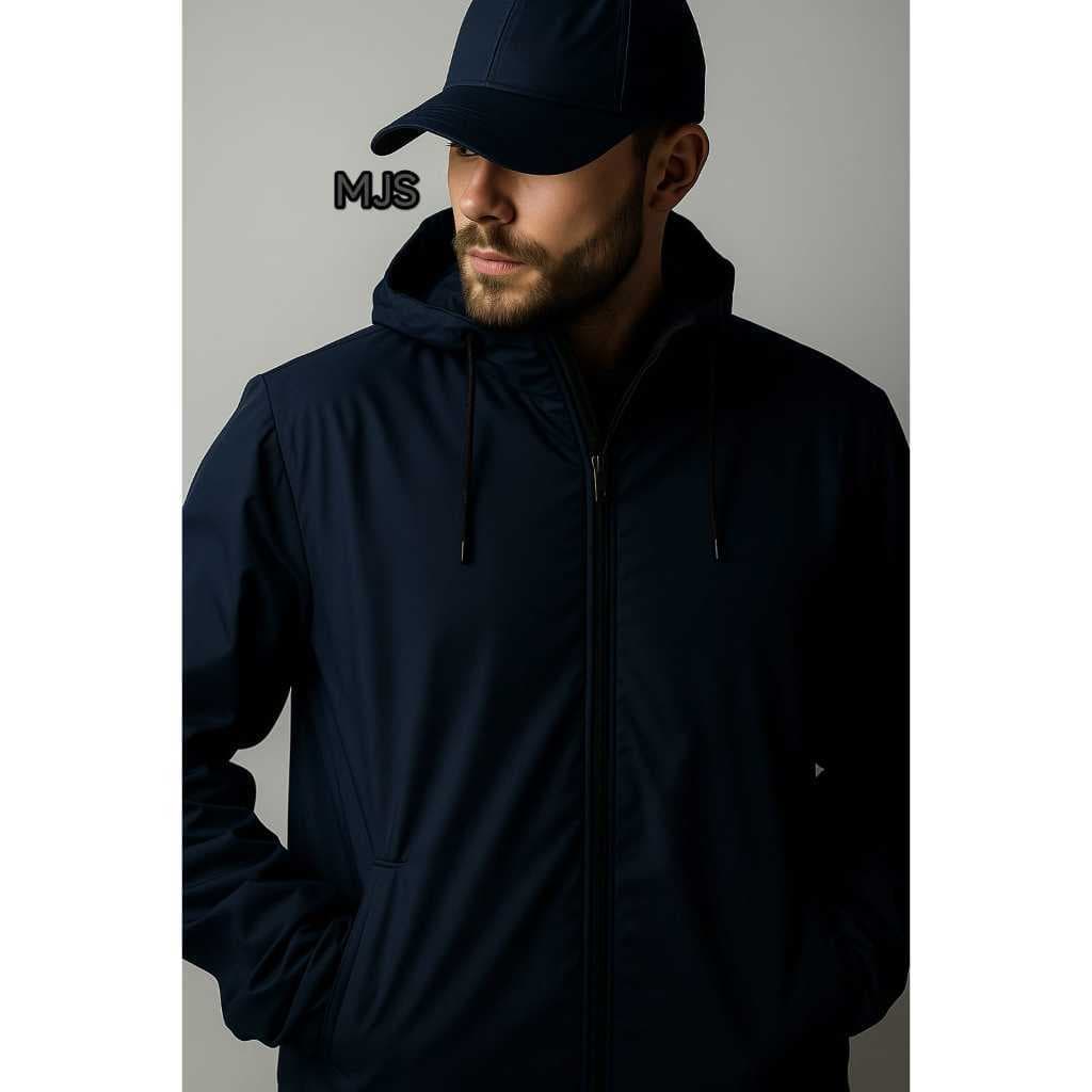 Corta Vento Masculino e Feminino unisex semi forrado Capuz forrado Impermeavel