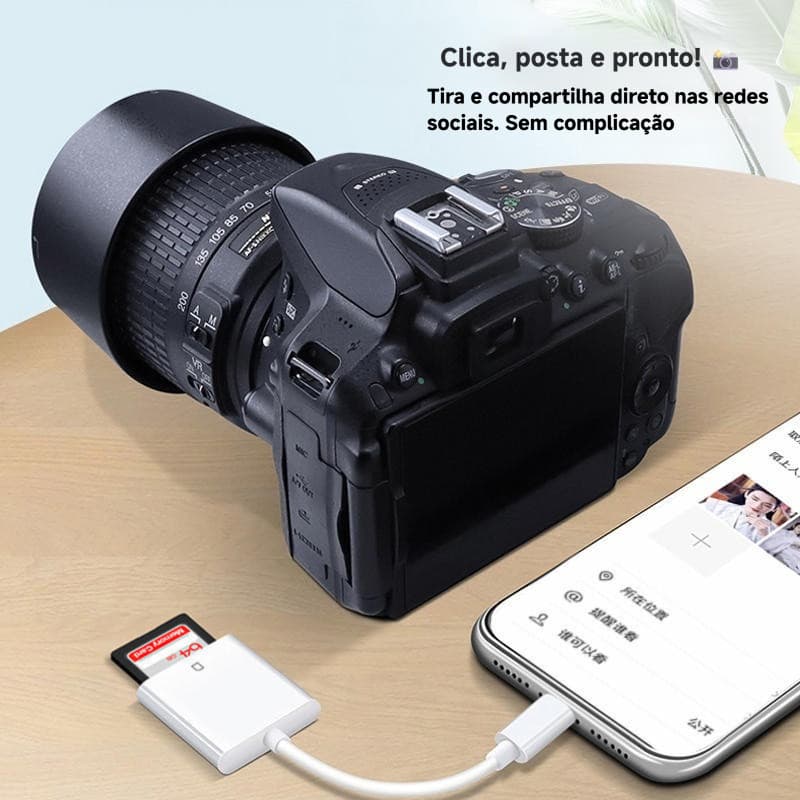 Adequado para Apple sd cartão leitor de cartão de telefone móvel três-em-um leitura de alta velocidade Tablet cartão de