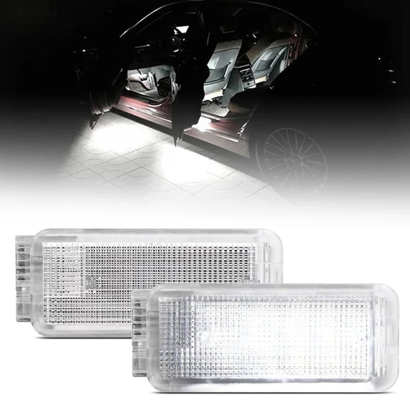 FZ Para Peugeot 1007 206 207 306 307 308 3008 406 407 5008 607 806 807 Especialista RCZ Branco LED Cortesia Porta Footwe