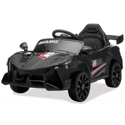 Carro Eletrico Infantil Infantil Potente 6 Volts Bateria Recarregavel Preta