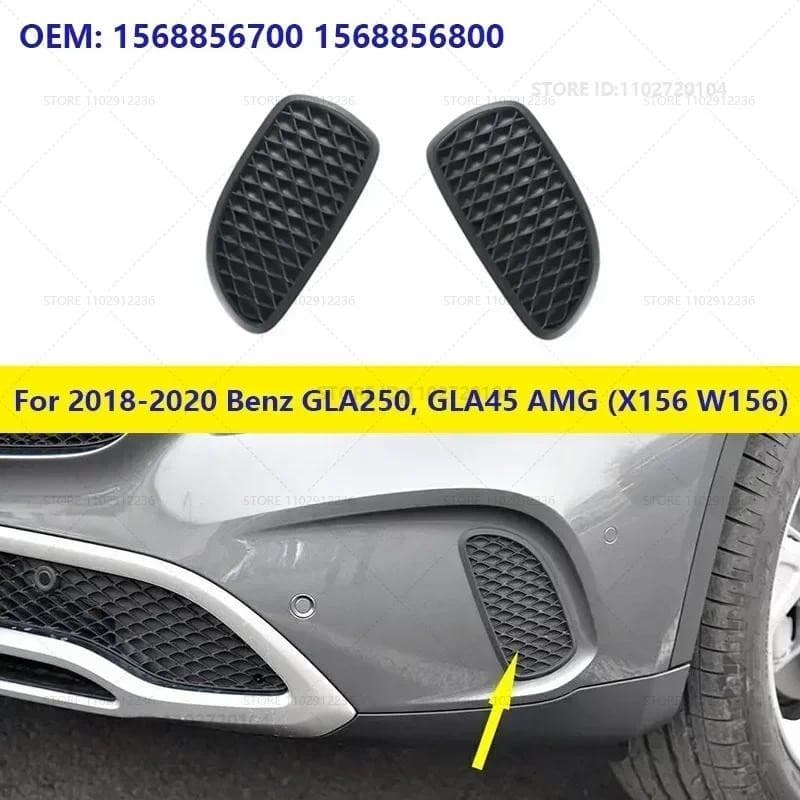Para 2018-2020 Mercedes-Benz GLA250 , GLA45 AMG Frente Inferior Pára-Choques Grill Girlle Grade Acessório 1568856700 156