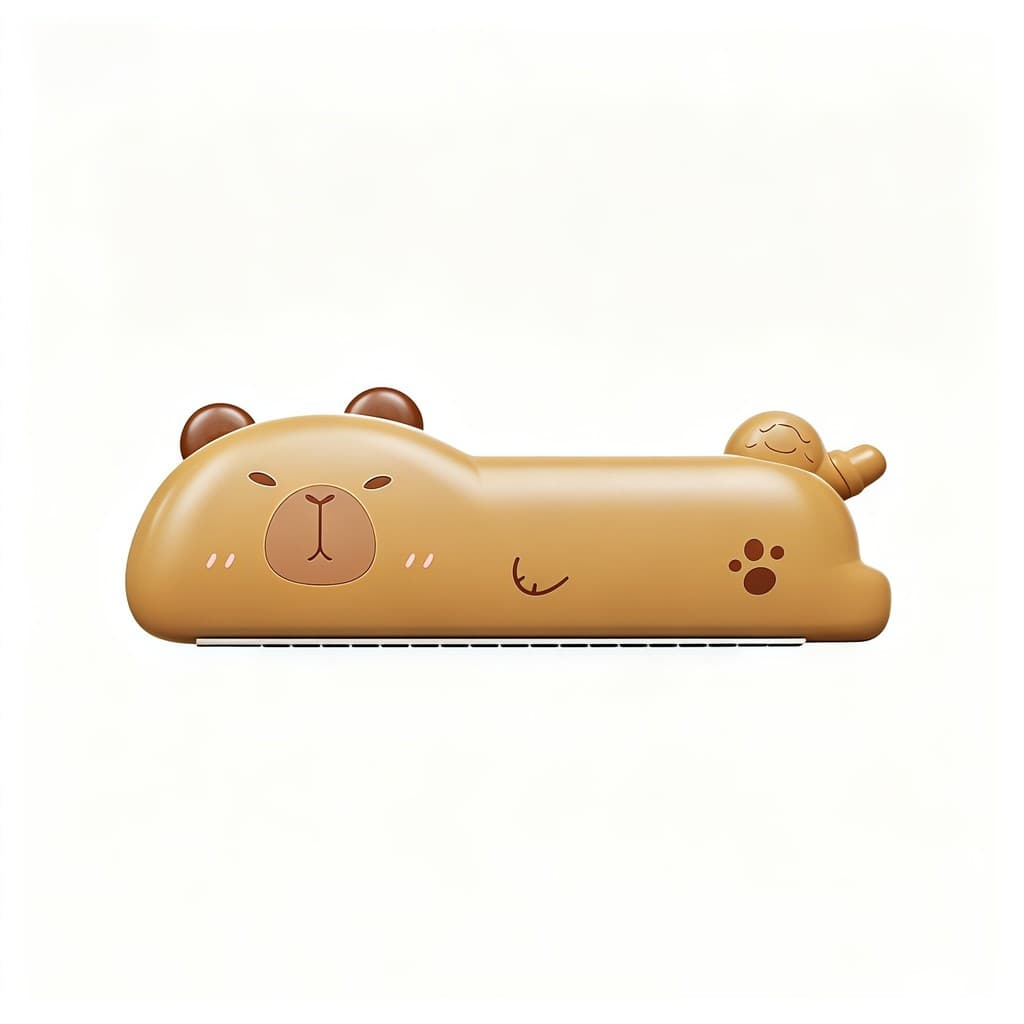 Órgão de Boca Infantil com Desenho de Capivara Fofa, Instrumento de Educação Infantil para Iniciantes, Brinquedo Portáti