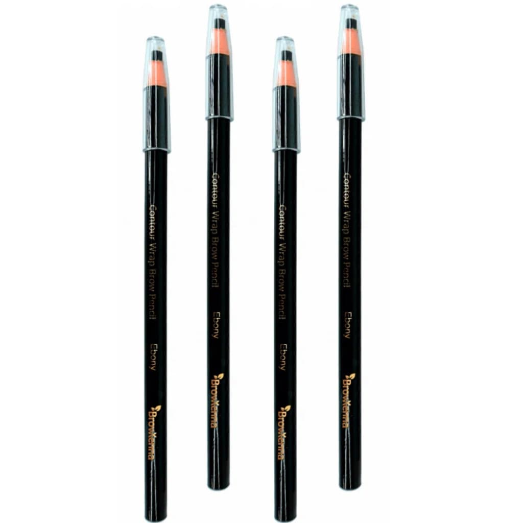 4 Lapis Dermatografico Para Sobrancelhas Preto Design de Sobrancelhas Lapis Para Marcação