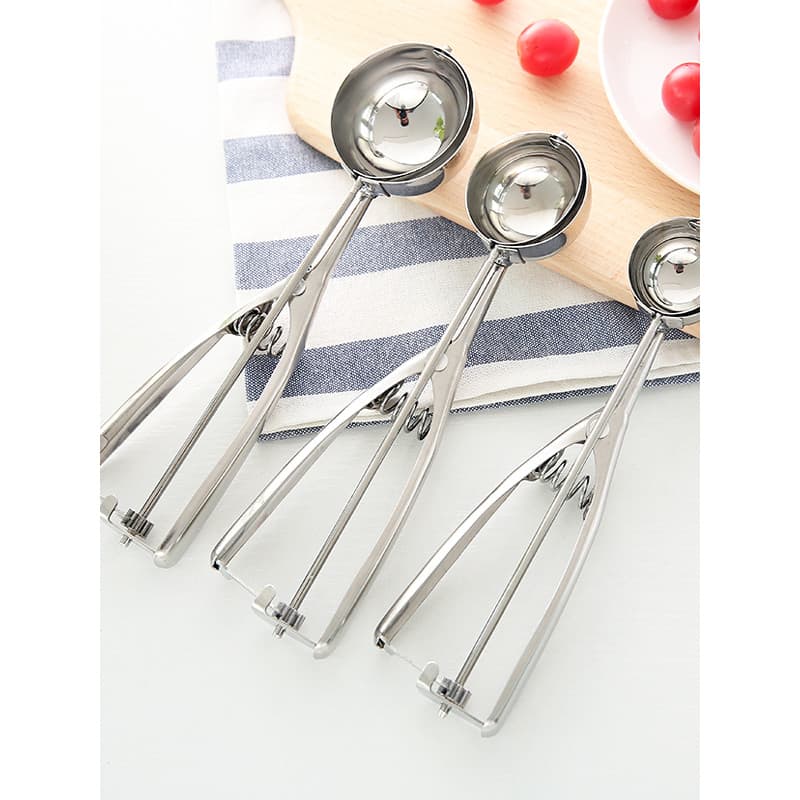 🔥 VENDA QUENTE 🔥 Para Fazer Bolinhas de Melancia Fruta Colher Pegador de Sorvete Kit Colher Profissional Colher De Sor