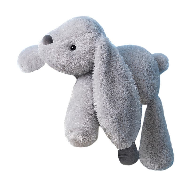 Coelho de orelhas compridas brinquedo de pelúcia pequeno coelho branco cura boneca crianças acompanhando boneca reconfor