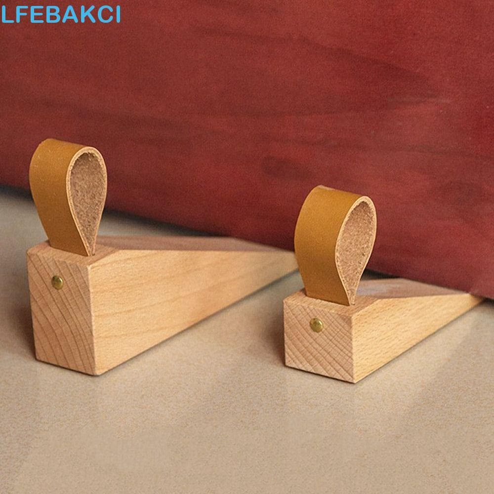 Lpebakci Rolha De Porta Resistente , 1 Peça , Decoração De Portão Para Loja , Dormitório , Corda De Couro , Sem Pregos ,