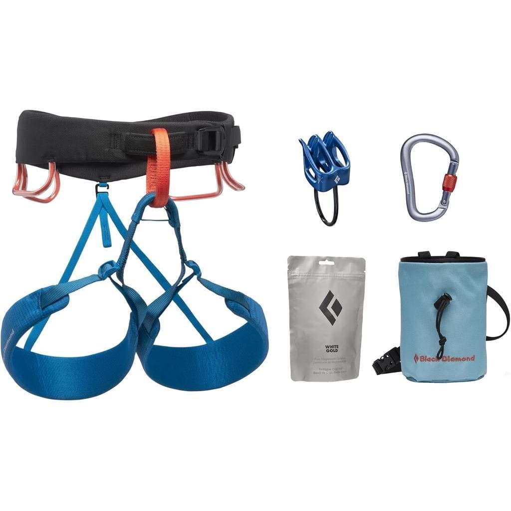 BLACK DIAMOND Arnês de Escalada Momentum para Homens |   Construção de Núcleo Duplo |   Cintura e presilhas ajustáveis p