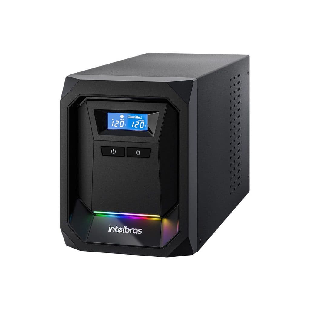 Nobreak 1000Va Intelbras Gamer Entrada Bivolt Saída 120V 6 Tomadas
