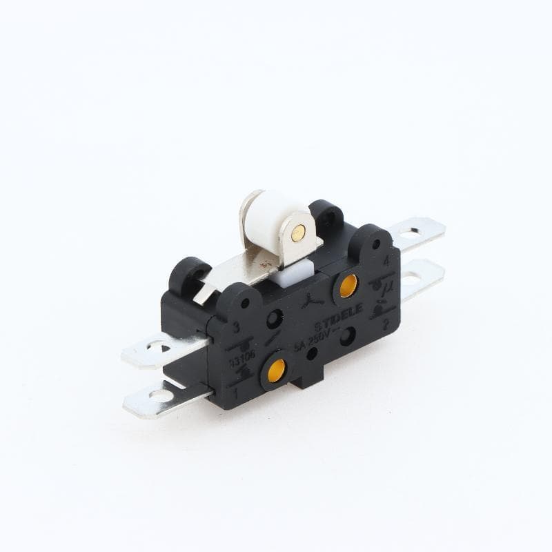 Micro Interruptor De Limite 83106 Com Alavanca De Rolo 5A 250V Terminais De Desempenho Estável Para Montagem De Eletrodo
