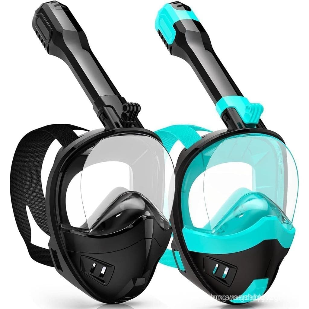Máscara de Snorkel de Rosto Inteiro, Equipamento de Snorkeling para Adultos e Crianças com o Mais Recente Sistema de Res