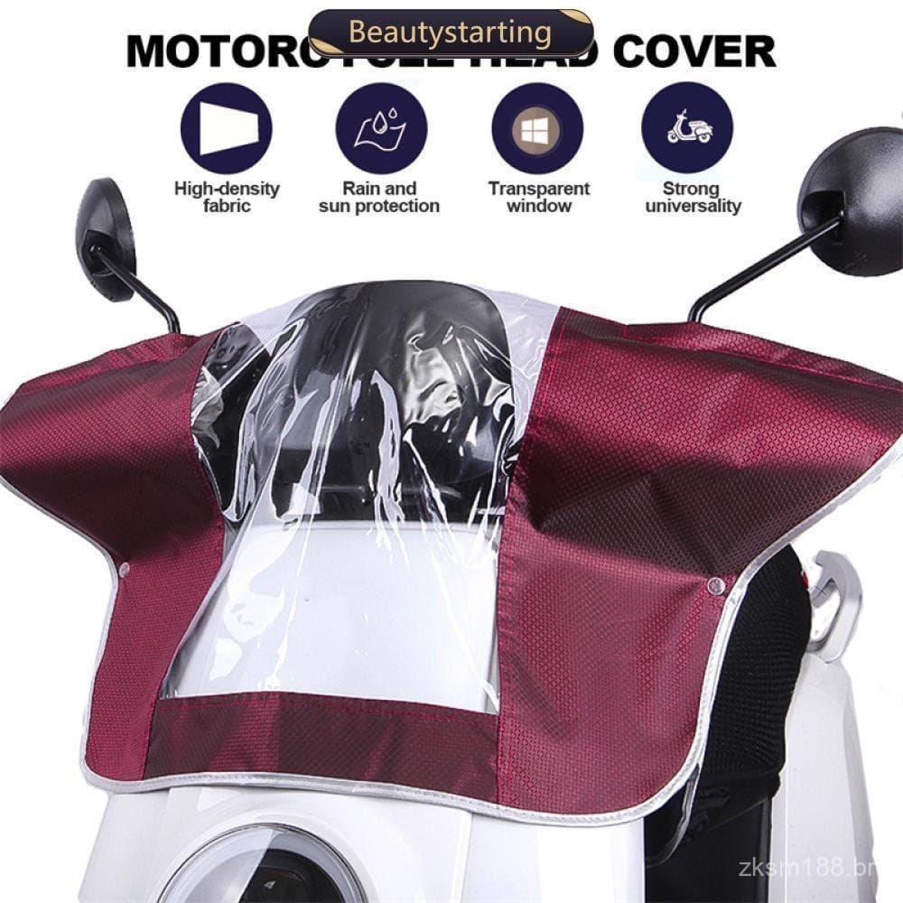 Capa para Motocicleta em Tecido Oxford, Impermeável, à Prova de Chuva e Sol, Painel U8V7