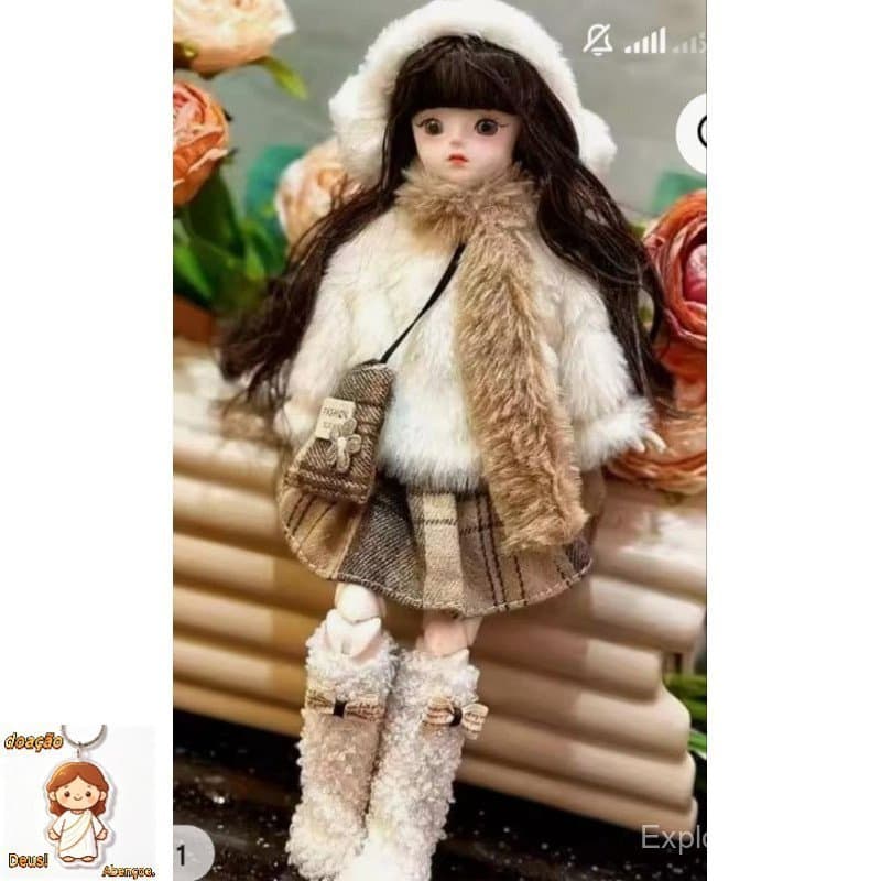Boneca articulada 30 cm