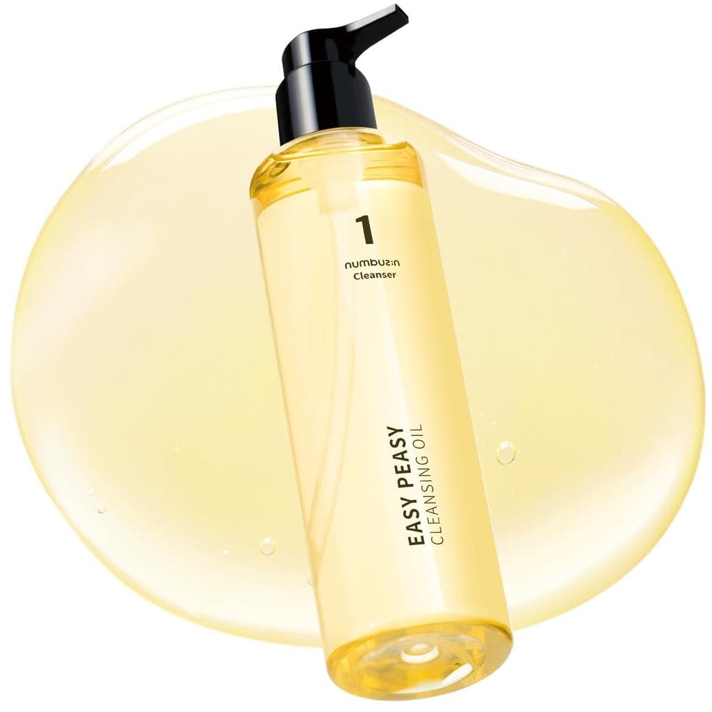 numbuzin No.1 Óleo de Limpeza Easy Peasy, Removedor de Maquiagem Leve e Limpador Facial, Cuidado para Maquiagem à Prova