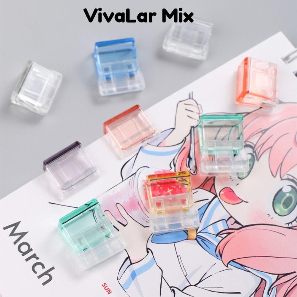 ORIGINALSTORE 20 Pcs Carta Clipe De Papel Estudante Papelaria Multi-Função Pasta De Arquivo De Teste Transparente