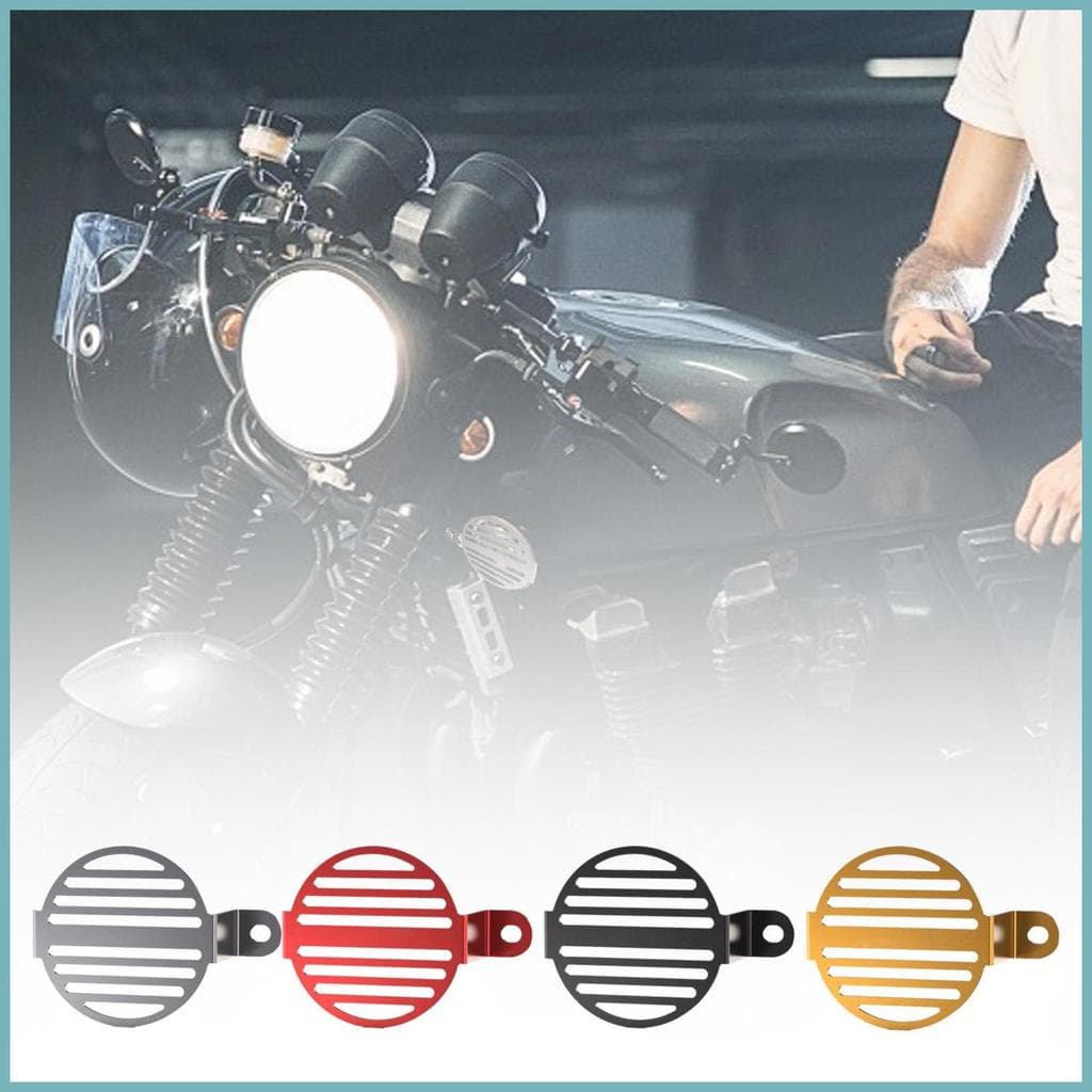 Capa De Buzina De Moto , Acessórios De Modificação Decorativa , Chifres Redondos Para Motocicleta , Motociclista , Prese