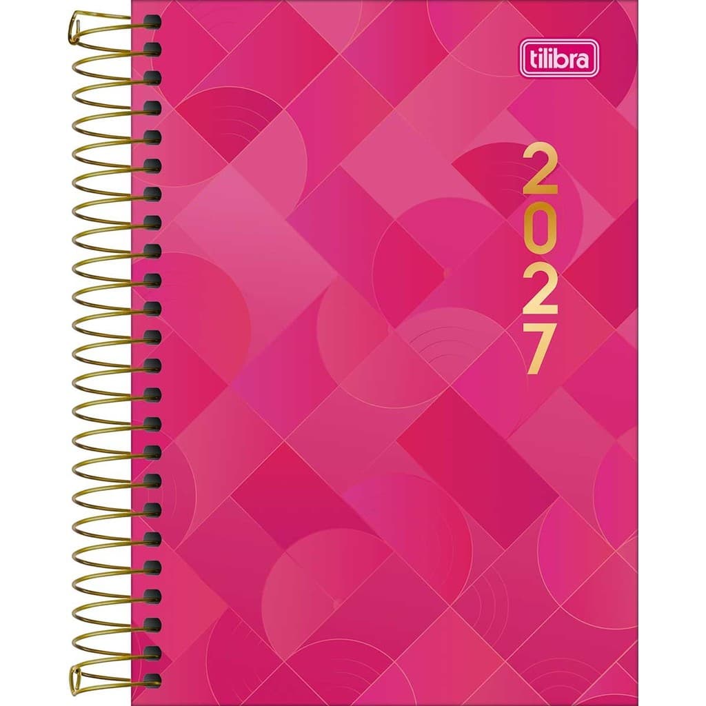 Agenda Tilibra Spot M5 capa dura espiral 2027 Feminina