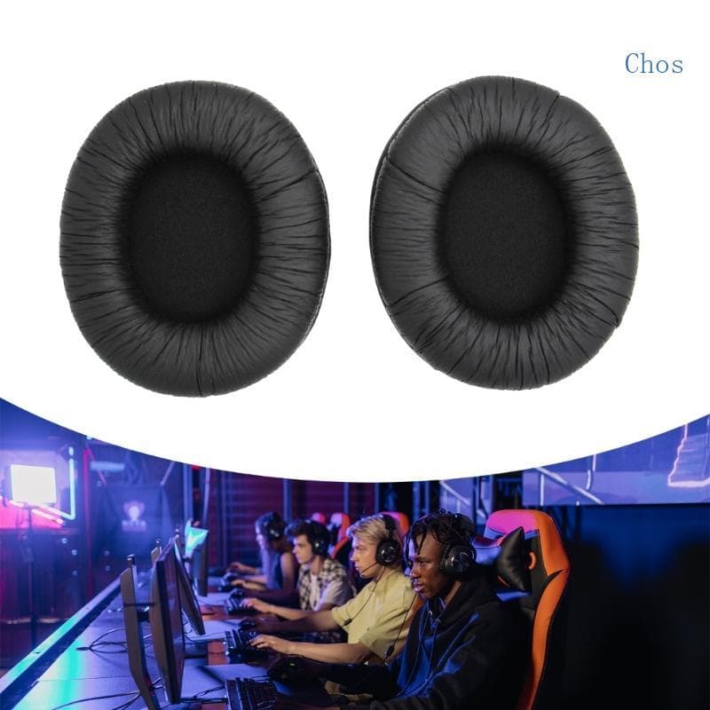 Chos Almofadas Ouvido Almofada Substituição Elástica Earmuffs Para MDR 7506 CD900ST Fone 1 Par