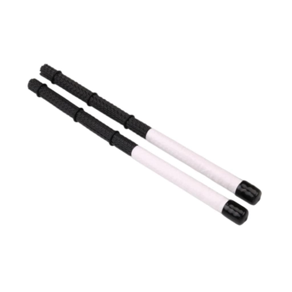 doplay-BR 1 par de escovas de tambor de nylon, cajon portátil de som macio e versátil para instrumentos de percussão