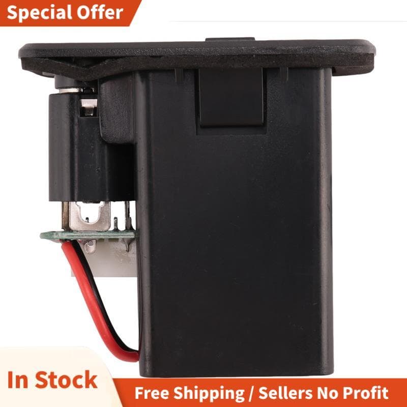 Caixa De Bateria Para Captador De Guitarra ABS 9V Substituição De Capa De Armazenamento Acústica Elétrica