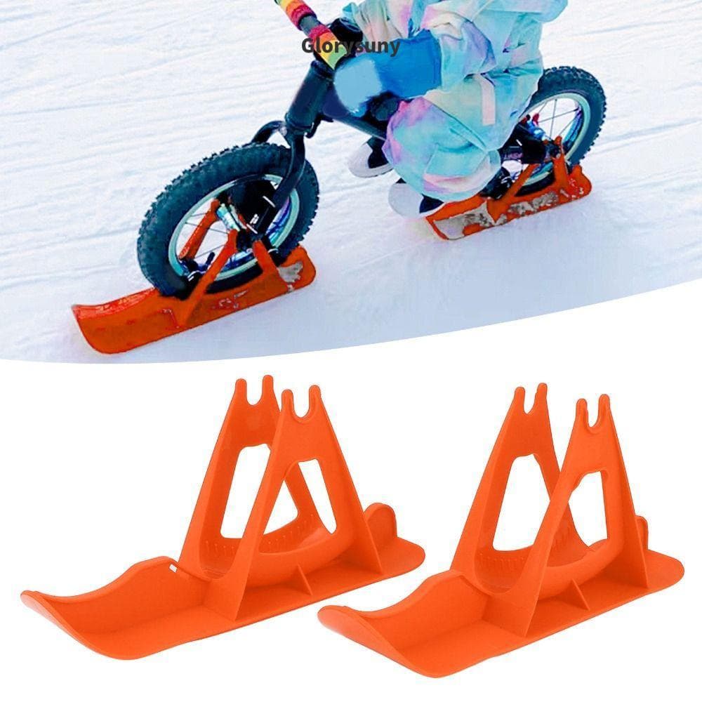 GLORYSUNY 2 Peças De Esquis De Carro Balanceados , Trenó De Snowboard Verde Fácil , Conjunto De Treinamento De Esqui De